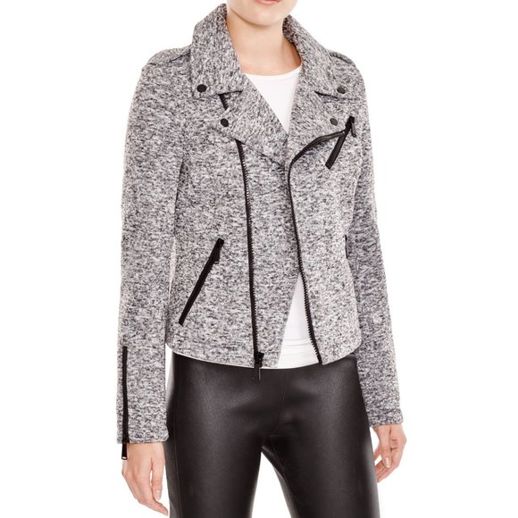 Aqua Grey Moto Jacket - Picture 1 of 4